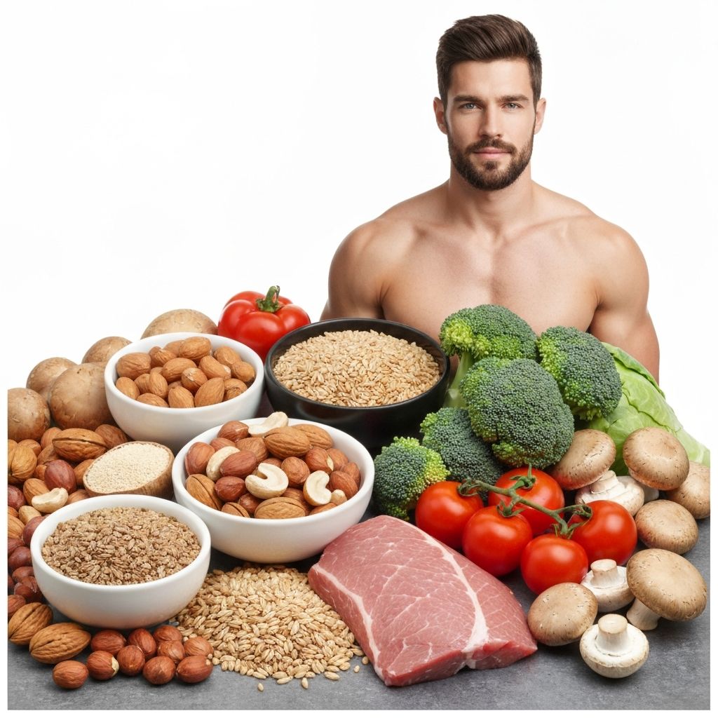 Energy-supporting foods for active men